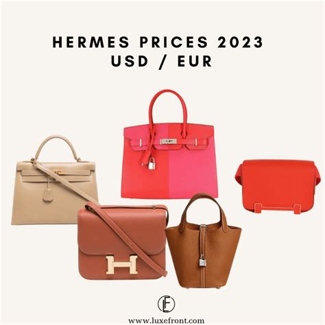 hermes bag prices|Hermes bag price increase 2022.